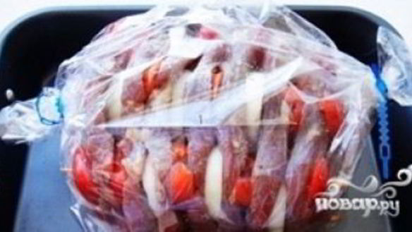 ШАГ 5. шашлык из говядины в духовке