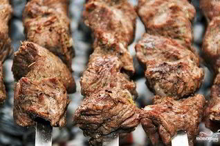 Шашлык из говяжьей вырезки