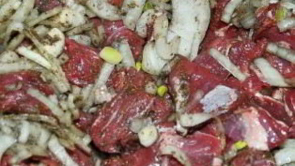 ШАГ 5. шашлык из говяжьей вырезки