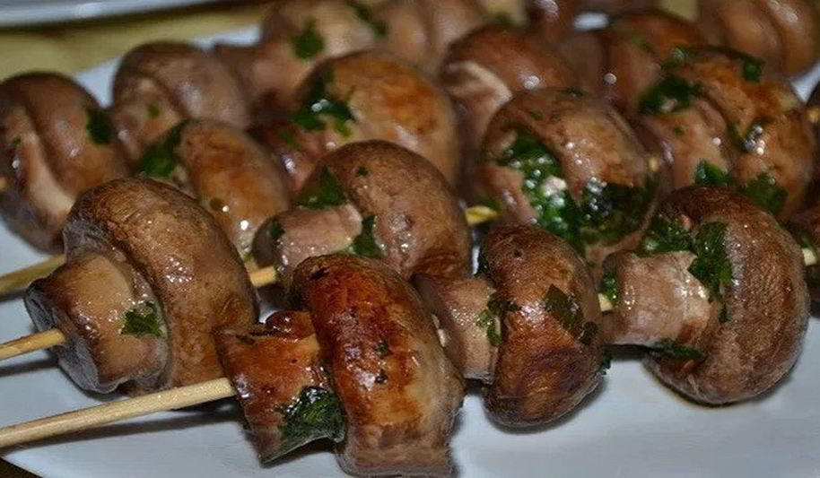 Рецепт шашлык из грибов