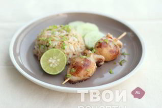 Шашлык из кальмара