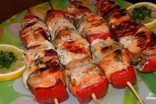Шашлык из кеты