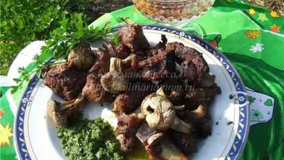 ШАГ 26. шашлык из козлятины