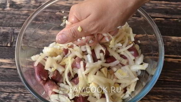 ШАГ 6. шашлык из куриных сердечек в сметане