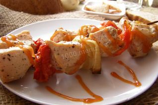 Шашлык из курицы на кефире