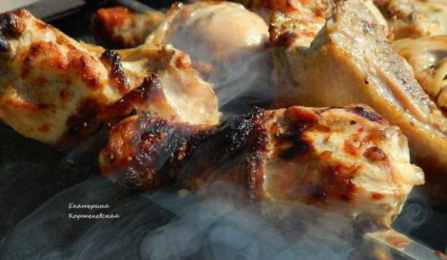 Рецепт шашлык из курицы на пиве