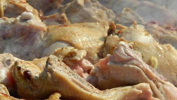 ШАГ 4. шашлык из курицы на пиве