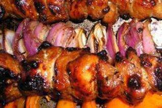 Шашлык из курицы по-барбадосски