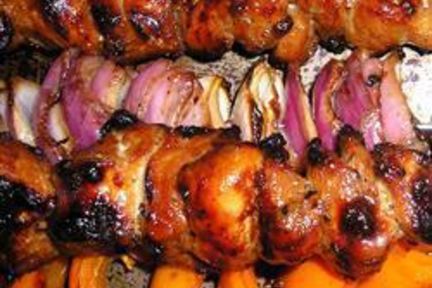 Шашлык из курицы по-барбадосски