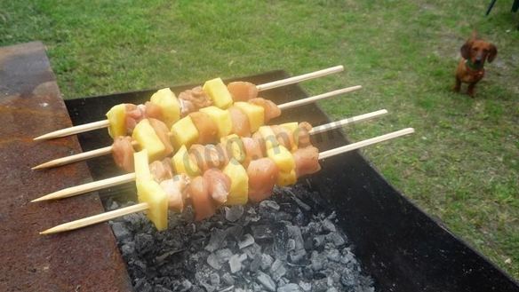 ШАГ 5. шашлык из курицы по-гавайски