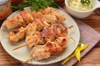 Шашлык из курицы в мультиварке