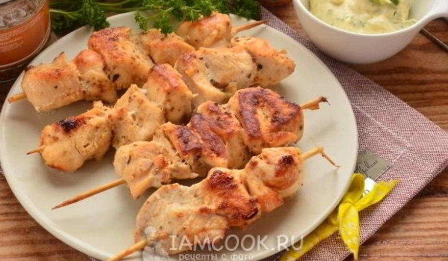 Рецепт шашлык из курицы в мультиварке