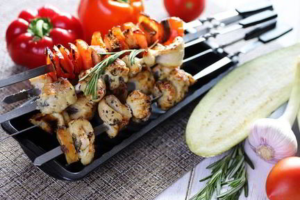 Шашлык из птицы в пряном маринаде
