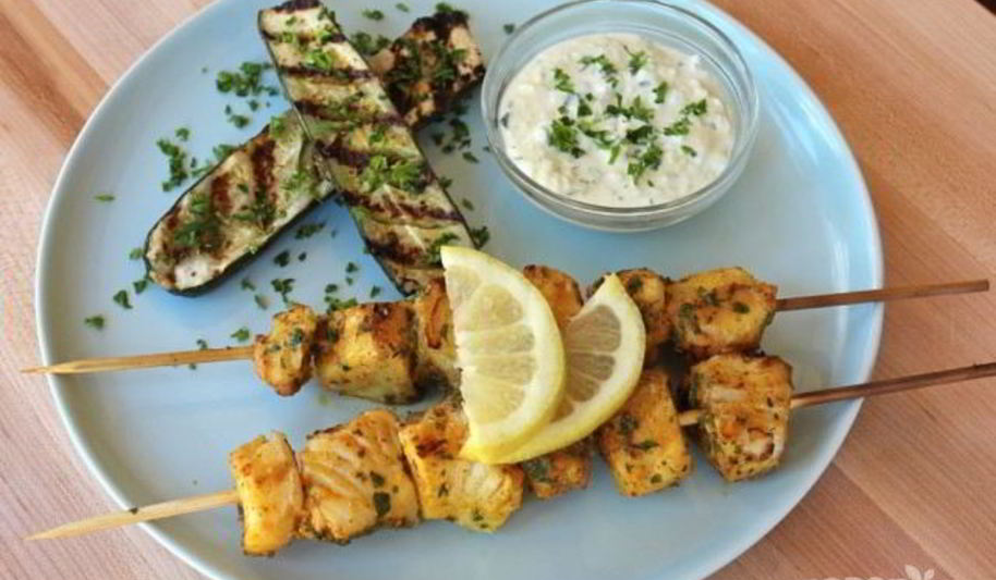 Рецепт шашлык из рыбы