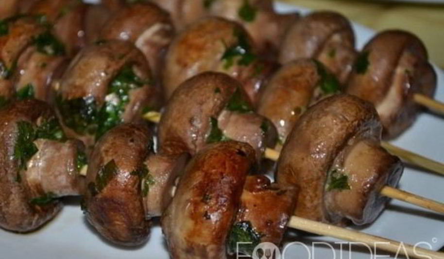 Рецепт шашлык из шампиньонов