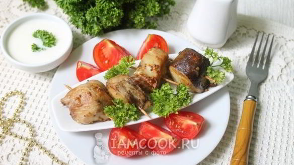 ШАГ 8. шашлык из сома в духовке