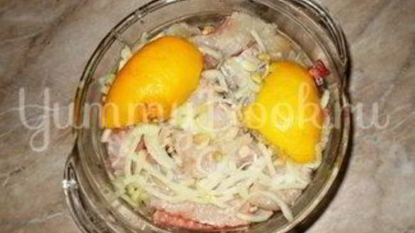 ШАГ 7. шашлык из сома в микроволновой печи