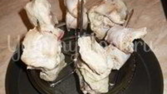 ШАГ 8. шашлык из сома в микроволновой печи