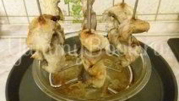 ШАГ 10. шашлык из сома в микроволновой печи