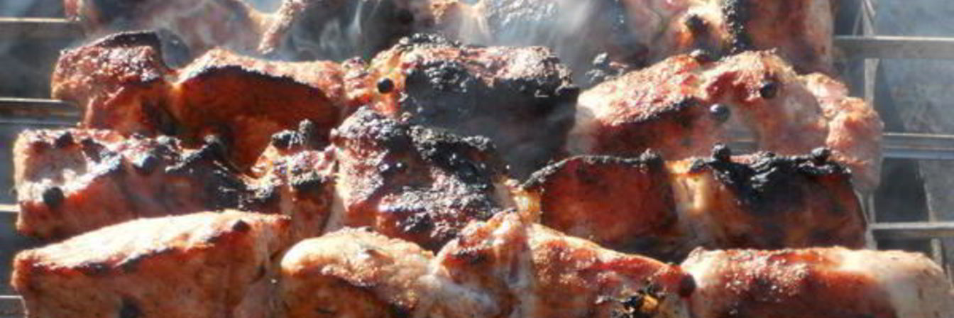 Шашлык из свинины на минеральной воде