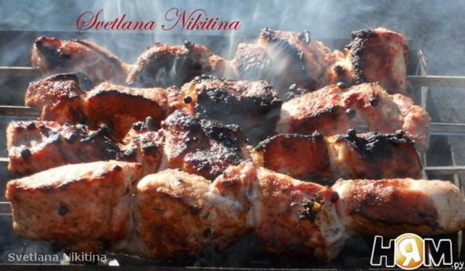 Рецепт шашлык из свинины на минеральной воде