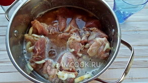 ШАГ 8. шашлык из свинины на пиве