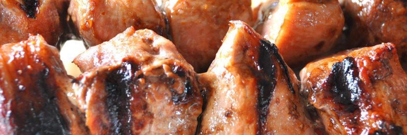 Шашлык из свинины с соусом Терияки