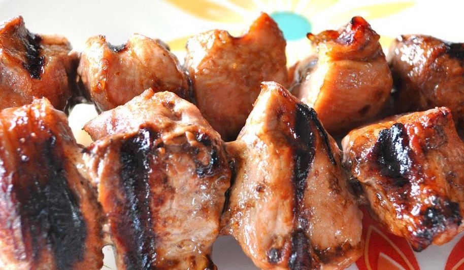 Рецепт шашлык из свинины с соусом терияки