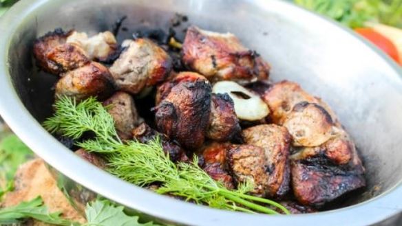 ШАГ 6. шашлык из свинины с уксусом и луком