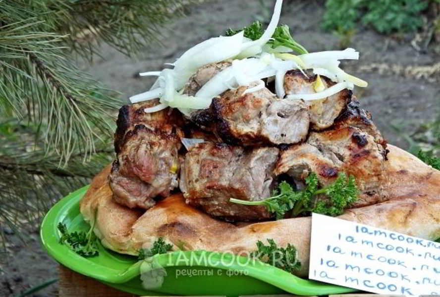 Шашлык из свинины в кефире