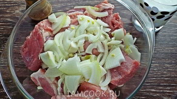 ШАГ 5. шашлык из свинины в кефире