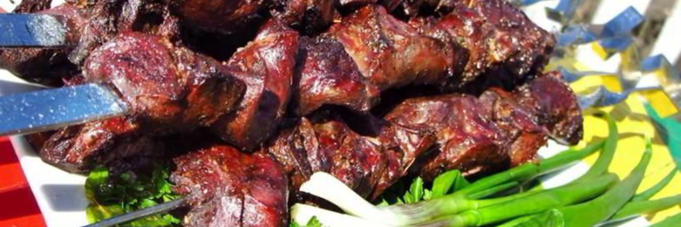 Шашлык из свиного сердца