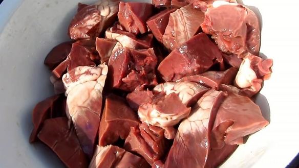 ШАГ 4. шашлык из свиного сердца