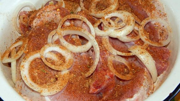 ШАГ 3. шашлык из свиной корейки