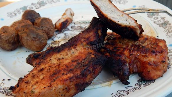 ШАГ 7. шашлык из свиной корейки