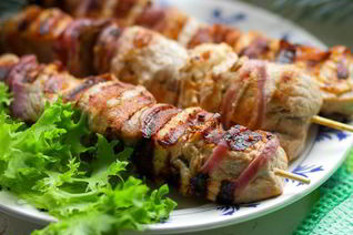 Шашлык из свиной шейки в сладком маринаде