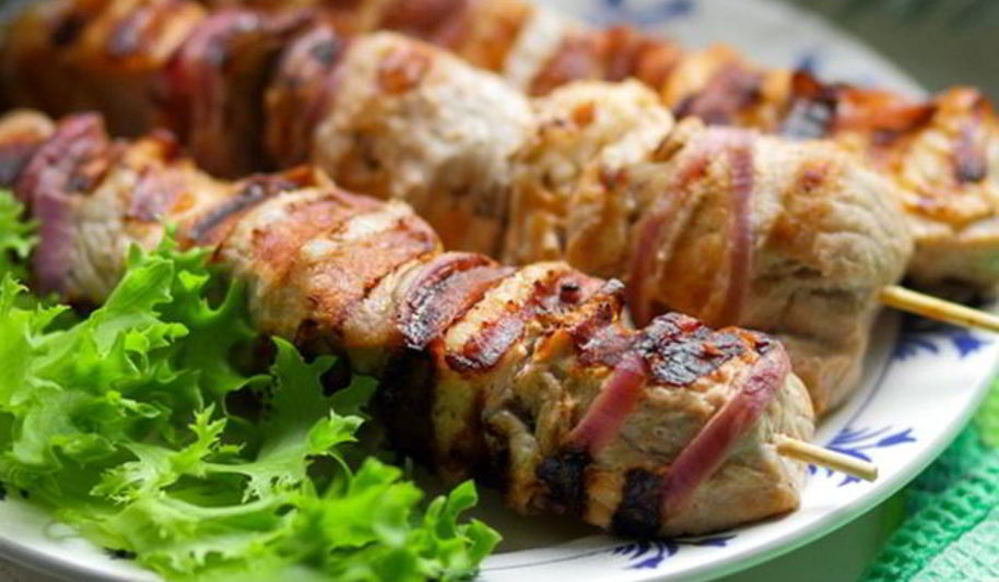 Рецепт шашлык из свиной шейки в сладком маринаде