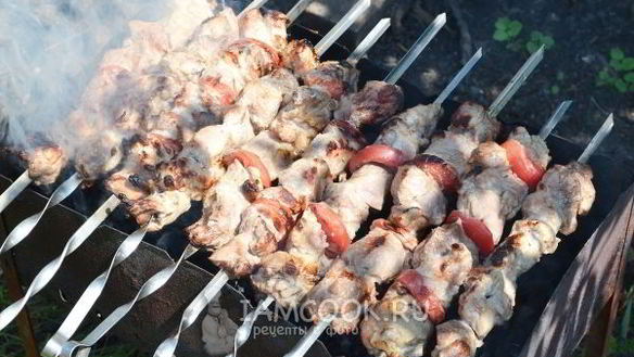 ШАГ 15. шашлык из свиной вырезки