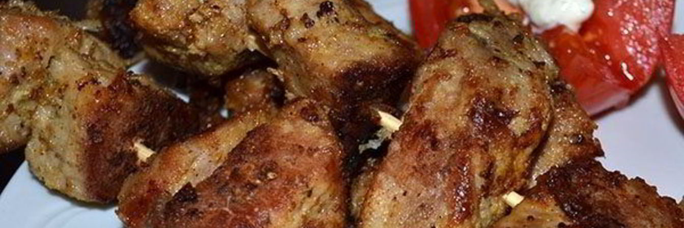 Шашлык из телятины в мультиварке