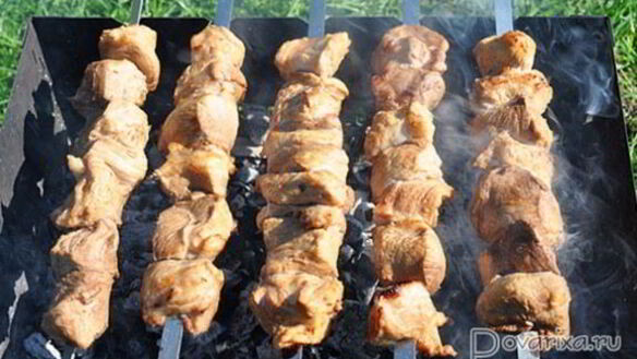 ШАГ 4. шашлык, маринованный в квасе со специями