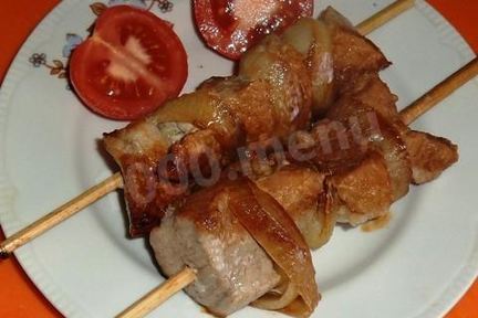 Шашлык на сковороде