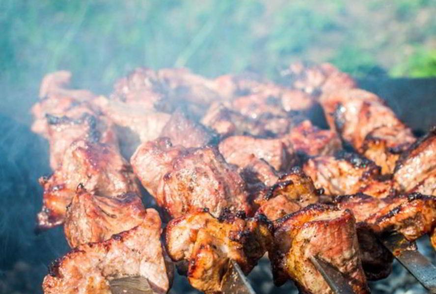 Шашлык по-горски из свинины