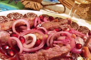 Шашлык с гранатовым соком