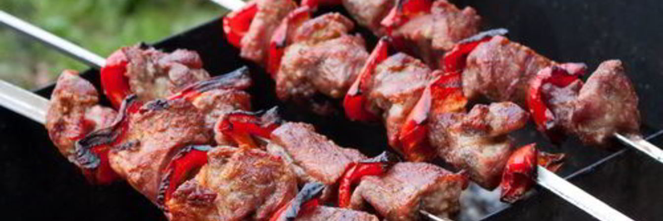 Шашлык с имбирем и сладким перцем
