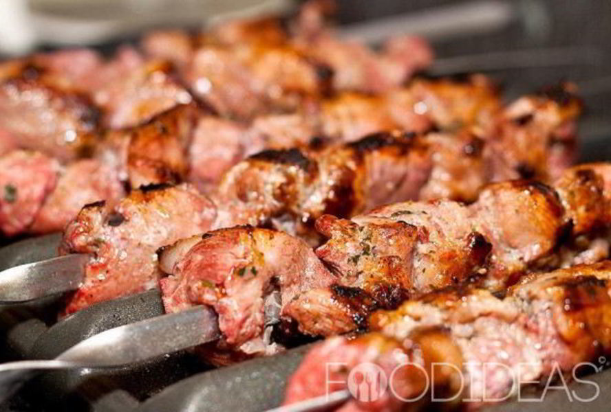 Шашлык в гранатовом соке