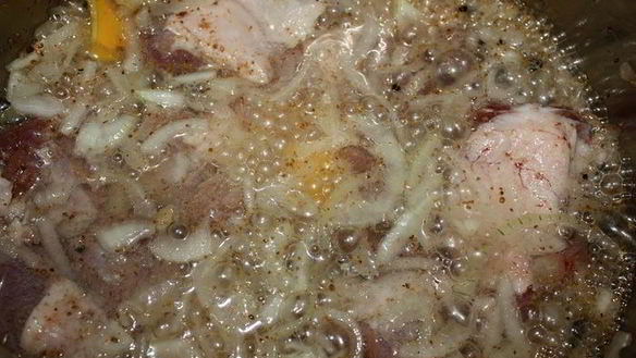 ШАГ 4. шашлык в казане