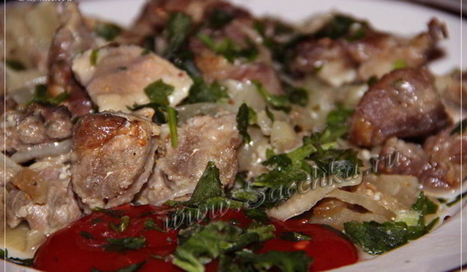 Рецепт шашлык в рукаве