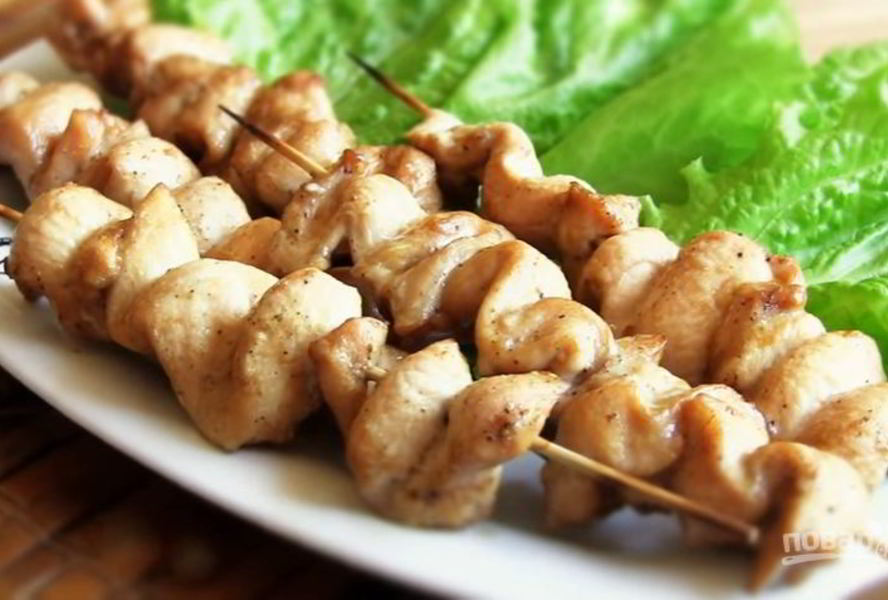 Сочный куриный шашлык в духовке