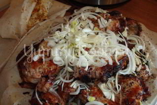 Сочный шашлык из свинины