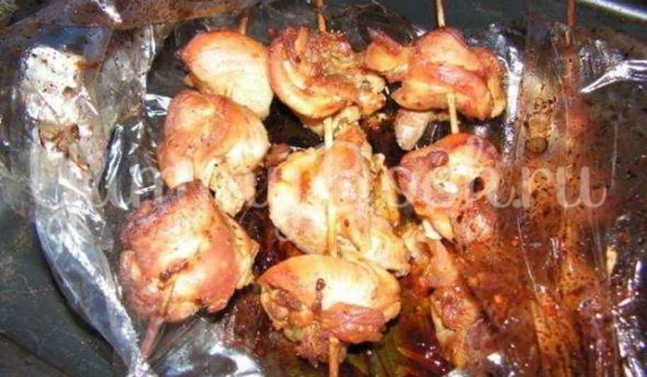 Рецепт зимний шашлычок